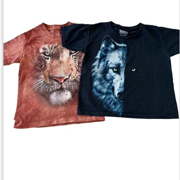 The Mountain Other - Bundle of 2 100% cotton size S boy Tees
